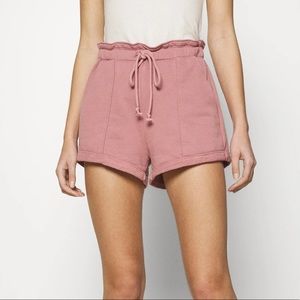 Abercrombie & Fitch Knit Cloud Paper-bag Shorts